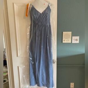 Light blue bridesmaid dress